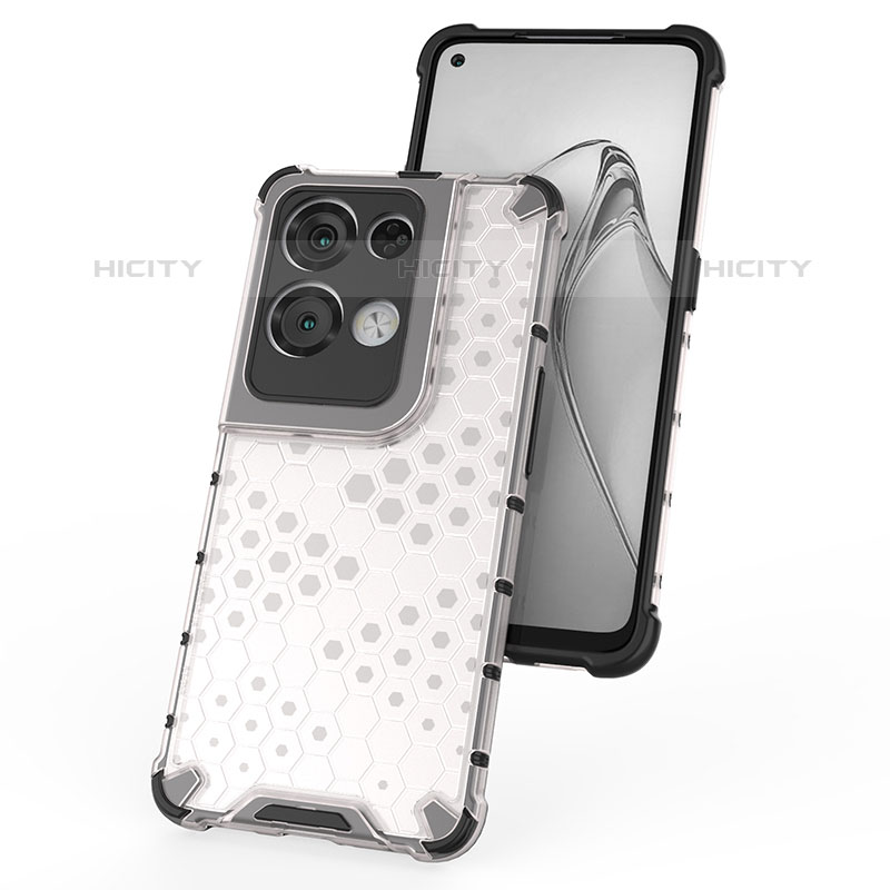 Carcasa Bumper Funda Silicona Transparente 360 Grados AM3 para Oppo Reno8 Pro 5G