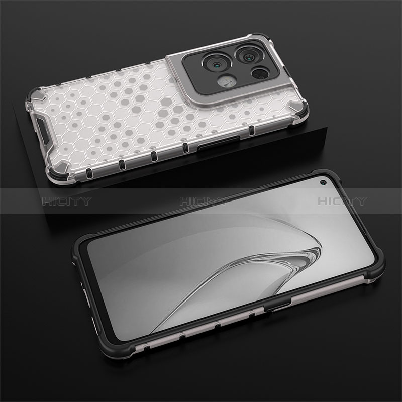 Carcasa Bumper Funda Silicona Transparente 360 Grados AM3 para Oppo Reno9 Pro+ Plus 5G