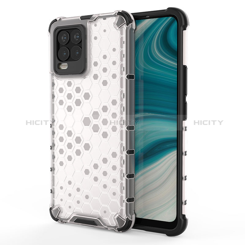 Carcasa Bumper Funda Silicona Transparente 360 Grados AM3 para Realme 8 4G