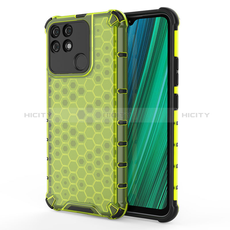 Carcasa Bumper Funda Silicona Transparente 360 Grados AM3 para Realme Narzo 50A Verde