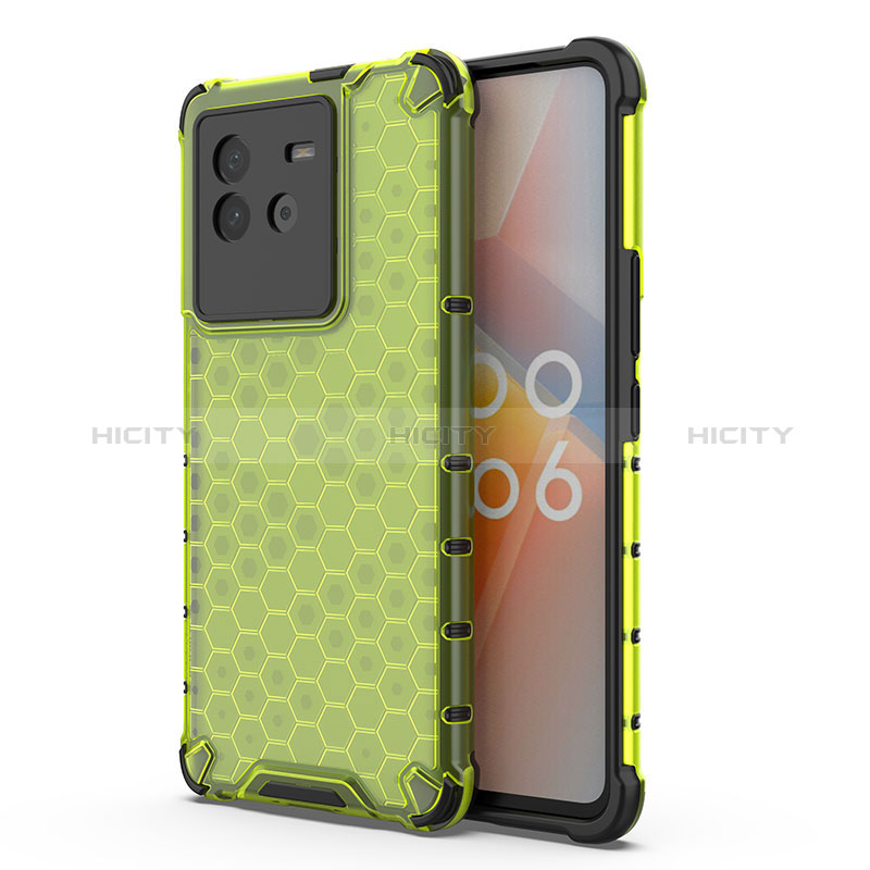 Carcasa Bumper Funda Silicona Transparente 360 Grados AM3 para Vivo iQOO Neo6 SE 5G Verde