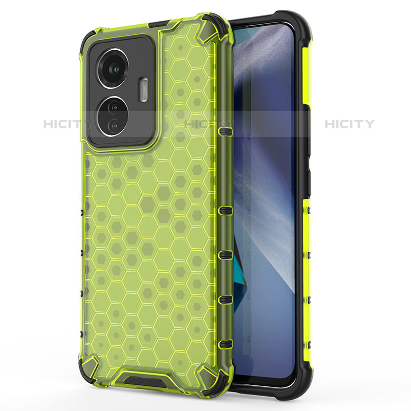 Carcasa Bumper Funda Silicona Transparente 360 Grados AM3 para Vivo T1 4G Verde