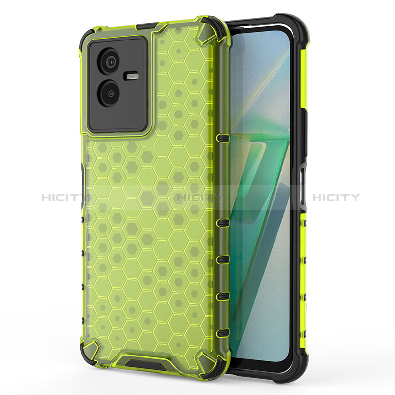 Carcasa Bumper Funda Silicona Transparente 360 Grados AM3 para Vivo T2x 5G Verde