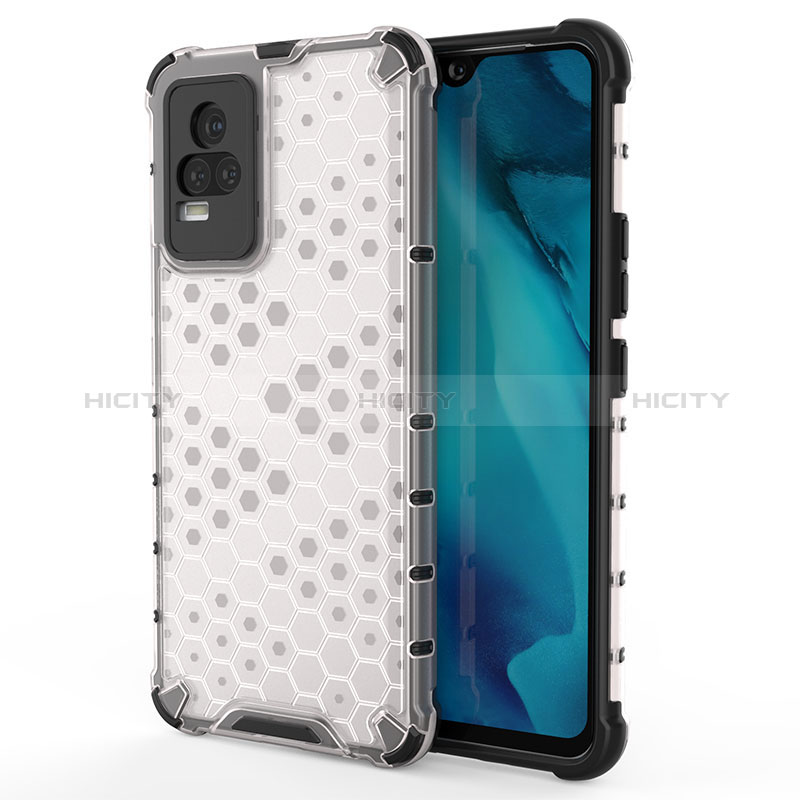 Carcasa Bumper Funda Silicona Transparente 360 Grados AM3 para Vivo V21e 4G