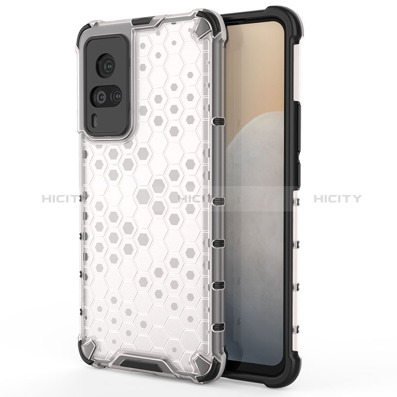 Carcasa Bumper Funda Silicona Transparente 360 Grados AM3 para Vivo X60 Pro 5G