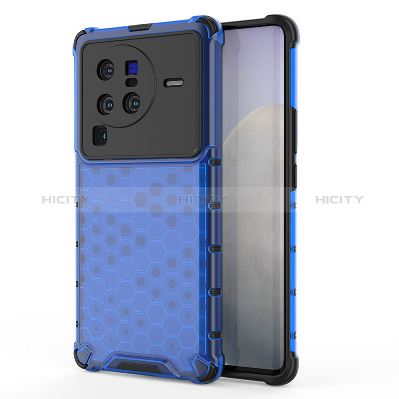 Carcasa Bumper Funda Silicona Transparente 360 Grados AM3 para Vivo X80 Pro 5G