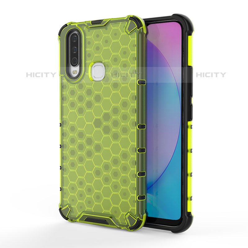 Carcasa Bumper Funda Silicona Transparente 360 Grados AM3 para Vivo Y12 Verde