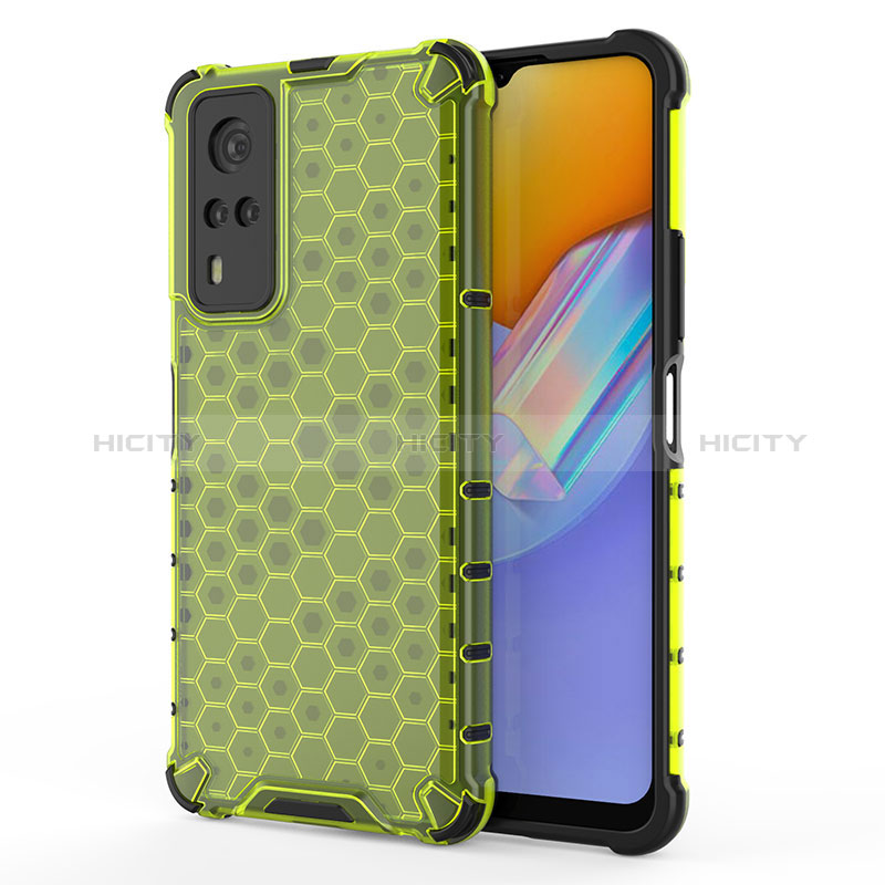 Carcasa Bumper Funda Silicona Transparente 360 Grados AM3 para Vivo Y31 (2021) Verde