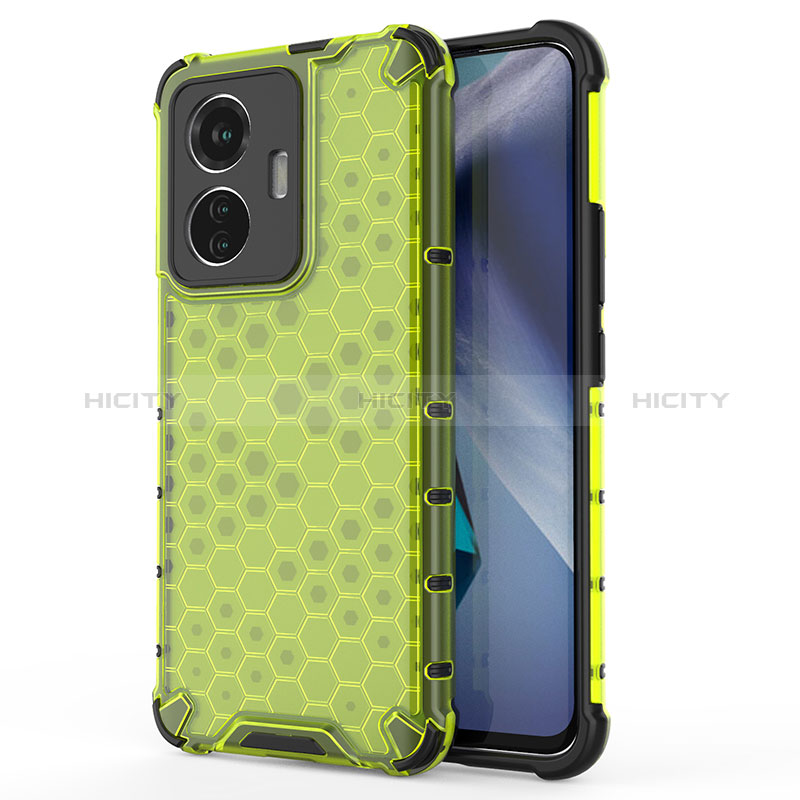 Carcasa Bumper Funda Silicona Transparente 360 Grados AM3 para Vivo Y55 4G Verde