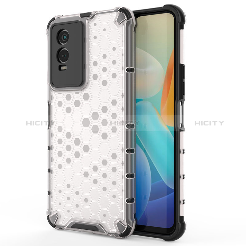 Carcasa Bumper Funda Silicona Transparente 360 Grados AM3 para Vivo Y76s 5G