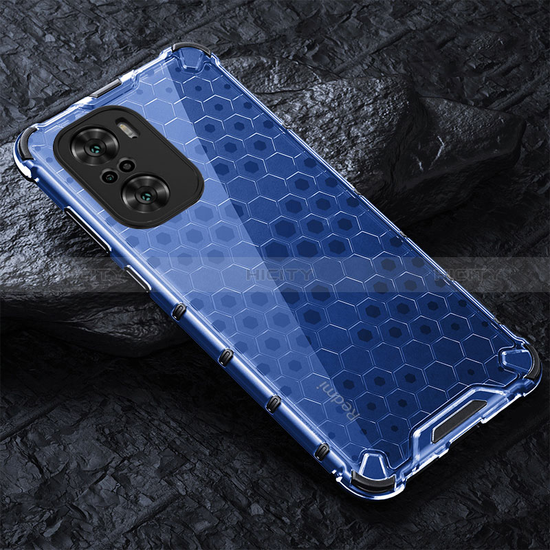 Carcasa Bumper Funda Silicona Transparente 360 Grados AM3 para Xiaomi Mi 11X 5G Azul