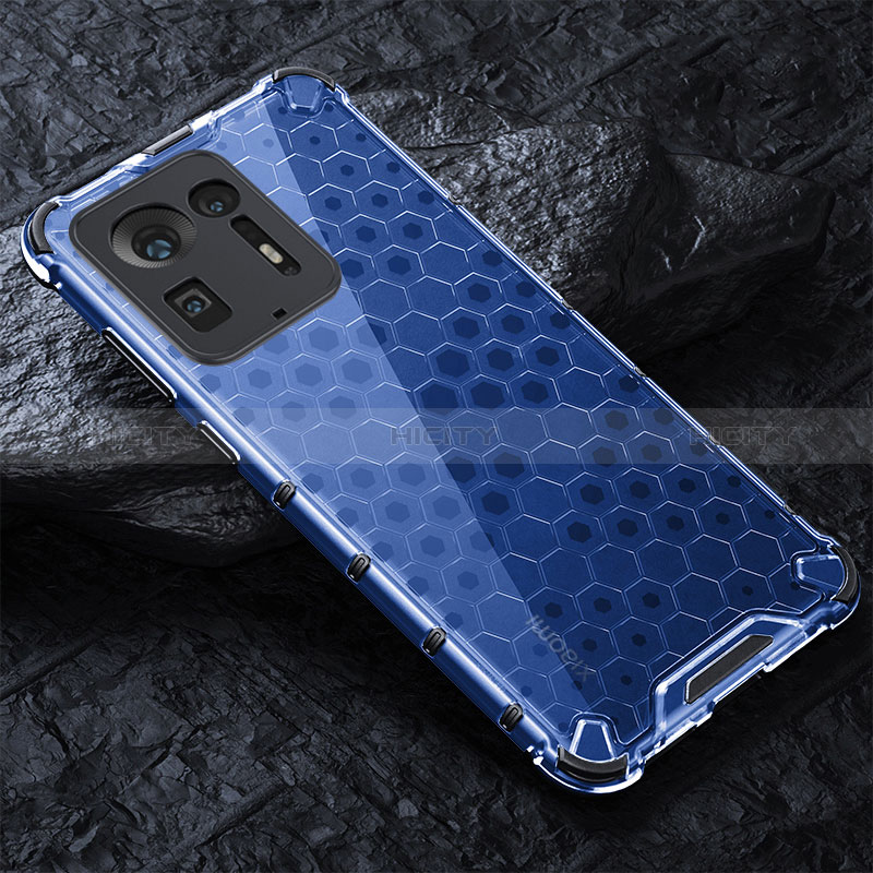 Carcasa Bumper Funda Silicona Transparente 360 Grados AM3 para Xiaomi Mi Mix 4 5G Azul