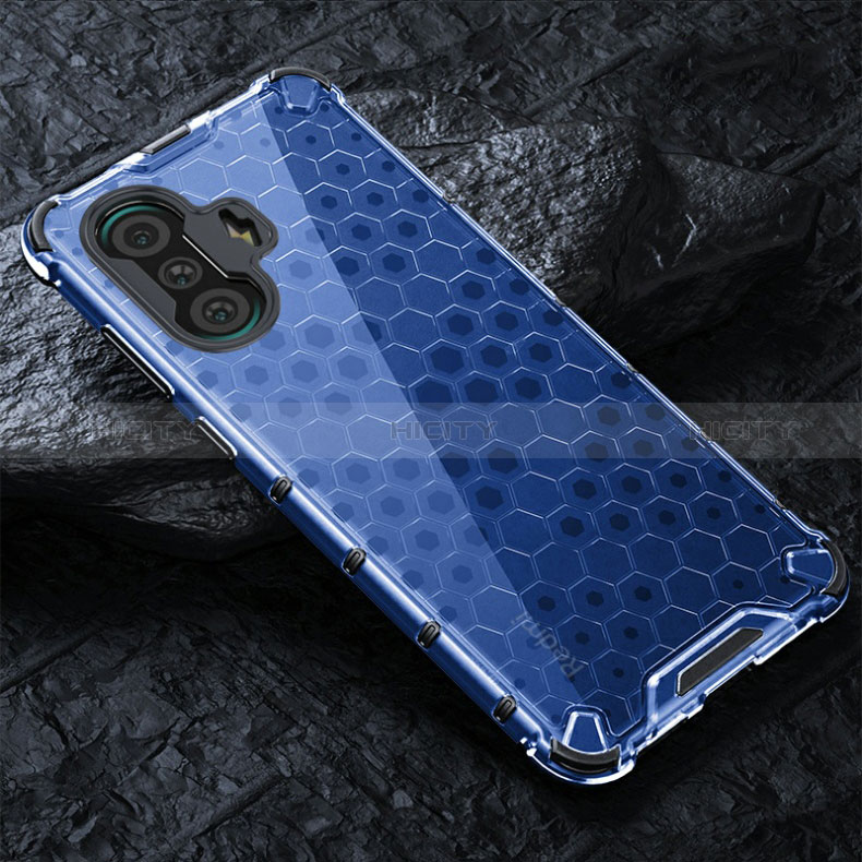 Carcasa Bumper Funda Silicona Transparente 360 Grados AM3 para Xiaomi Poco F3 GT 5G Azul