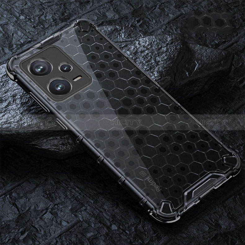 Carcasa Bumper Funda Silicona Transparente 360 Grados AM3 para Xiaomi Redmi Note 12 Explorer Negro