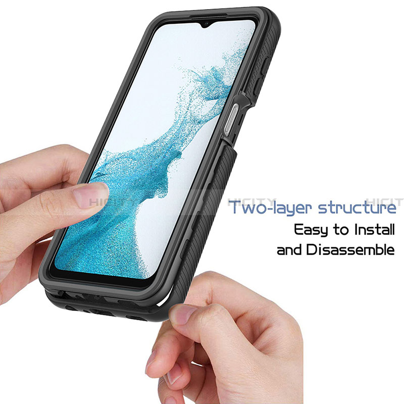 Carcasa Bumper Funda Silicona Transparente 360 Grados JX1 para Samsung Galaxy A23 4G