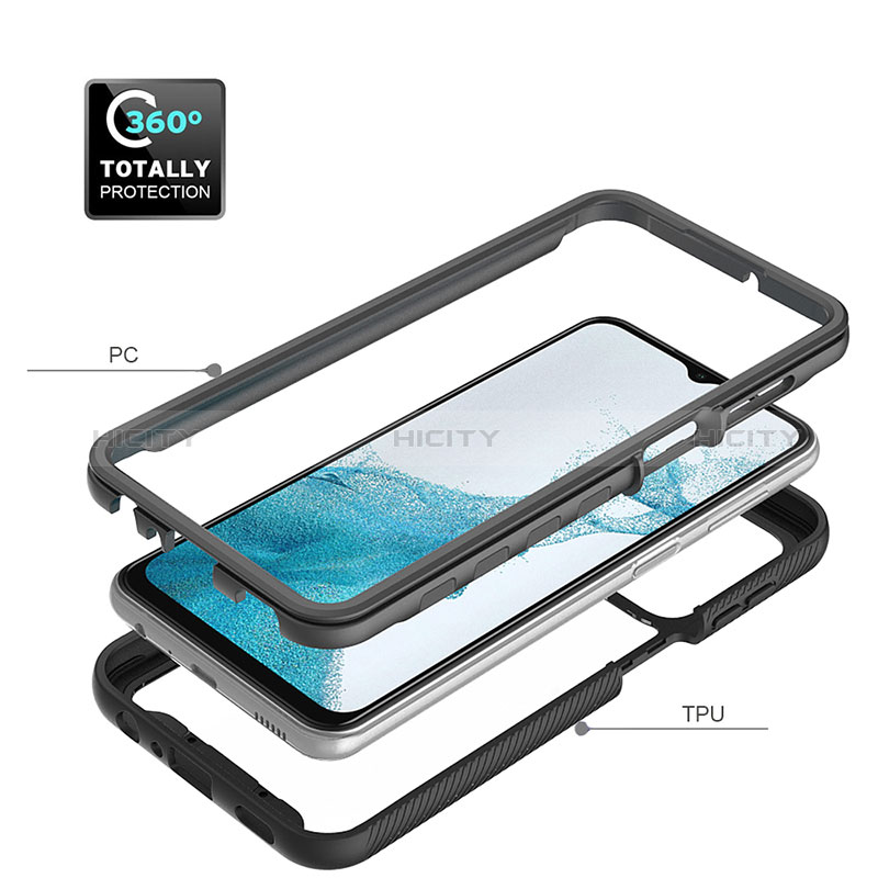 Carcasa Bumper Funda Silicona Transparente 360 Grados JX1 para Samsung Galaxy A23 5G