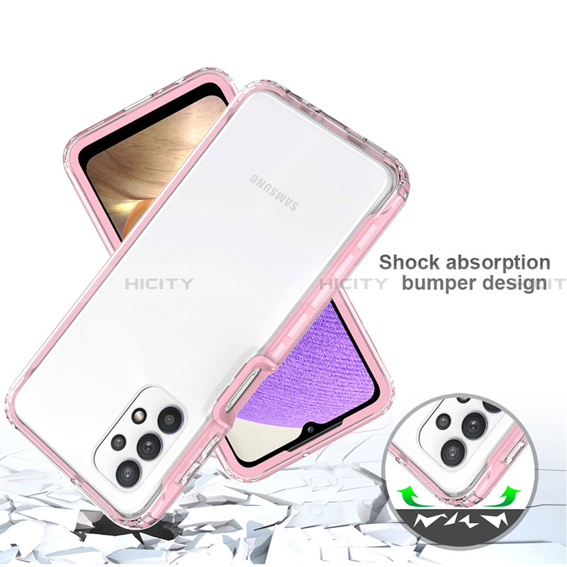 Carcasa Bumper Funda Silicona Transparente 360 Grados JX1 para Samsung Galaxy A32 4G