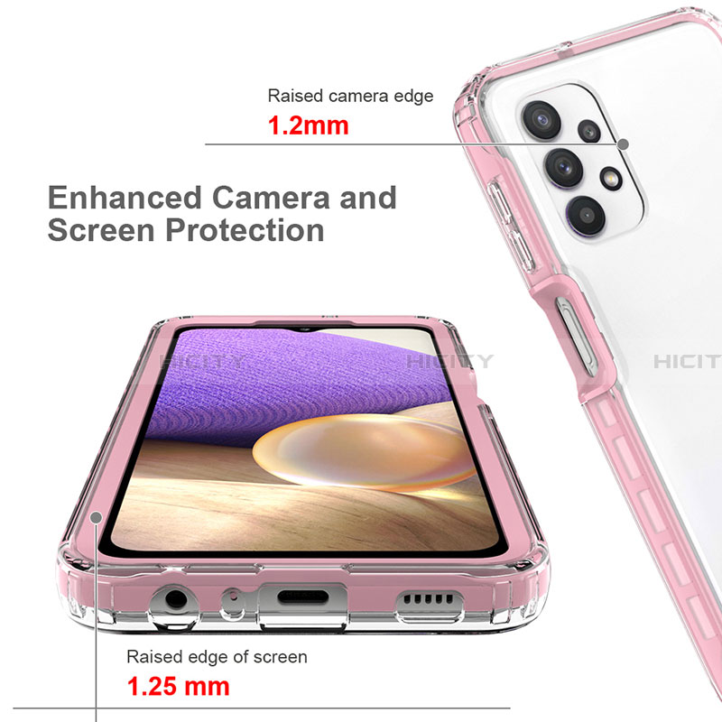 Carcasa Bumper Funda Silicona Transparente 360 Grados JX1 para Samsung Galaxy A32 5G