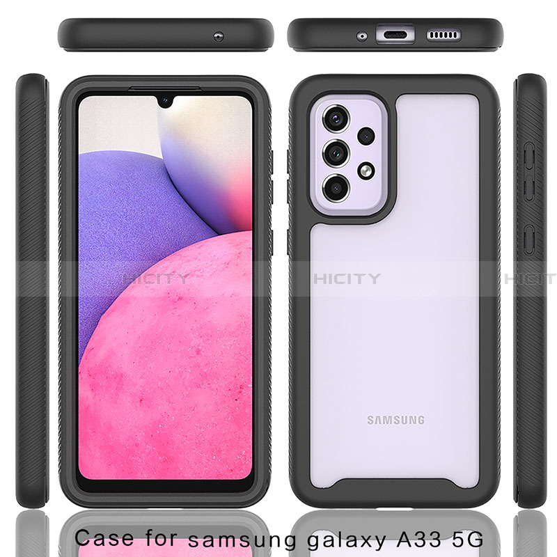 Carcasa Bumper Funda Silicona Transparente 360 Grados JX1 para Samsung Galaxy A33 5G