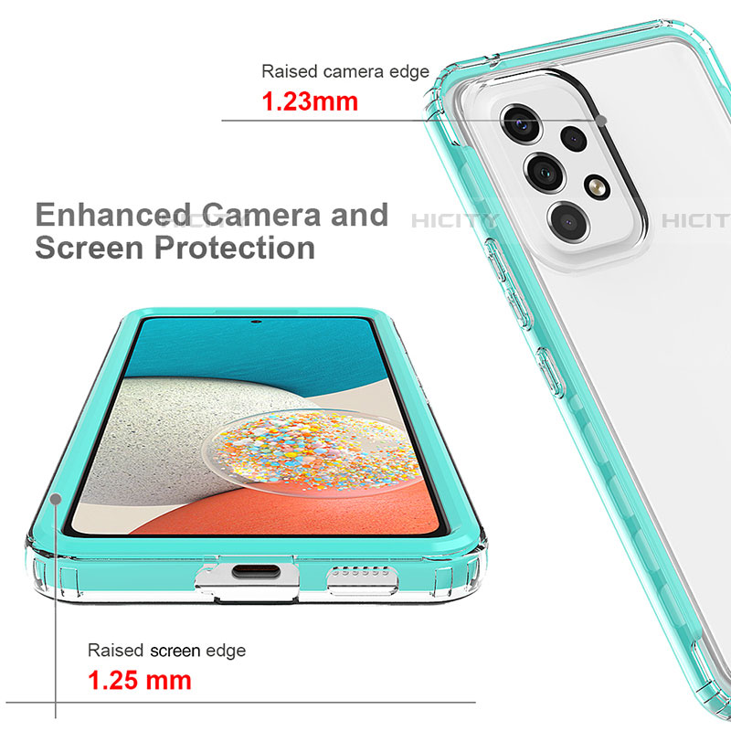 Carcasa Bumper Funda Silicona Transparente 360 Grados JX1 para Samsung Galaxy A53 5G