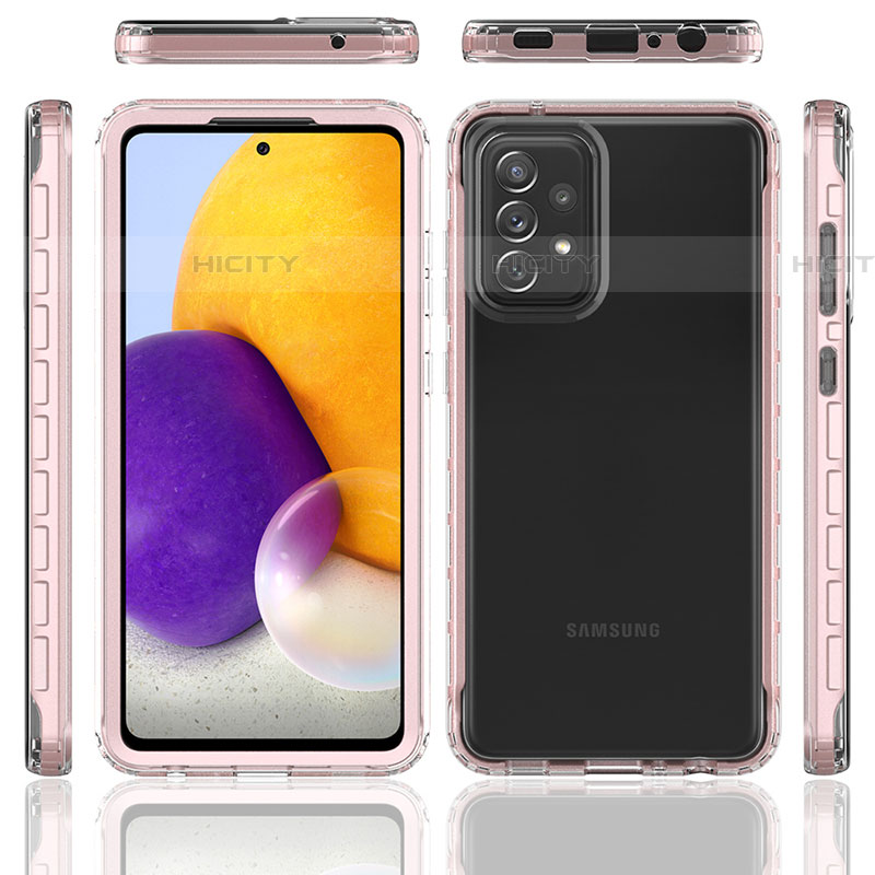 Carcasa Bumper Funda Silicona Transparente 360 Grados JX1 para Samsung Galaxy A72 5G