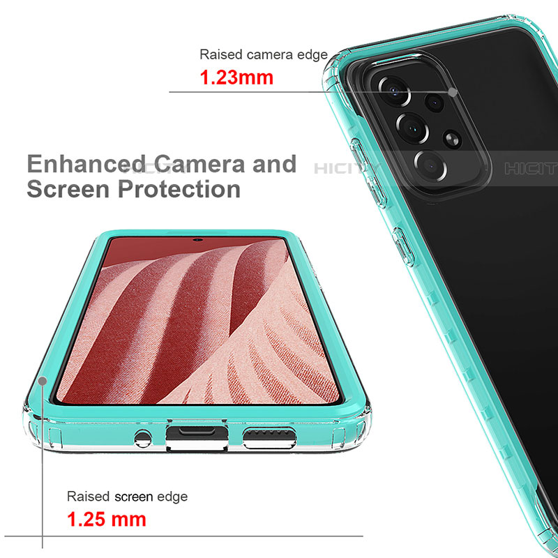 Carcasa Bumper Funda Silicona Transparente 360 Grados JX1 para Samsung Galaxy A73 5G