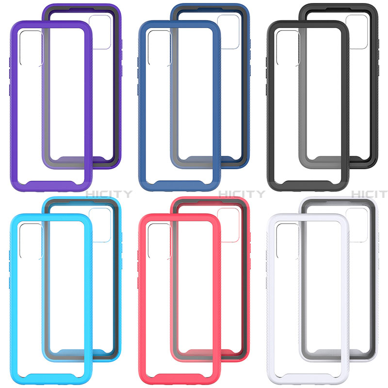 Carcasa Bumper Funda Silicona Transparente 360 Grados JX1 para Samsung Galaxy F02S SM-E025F