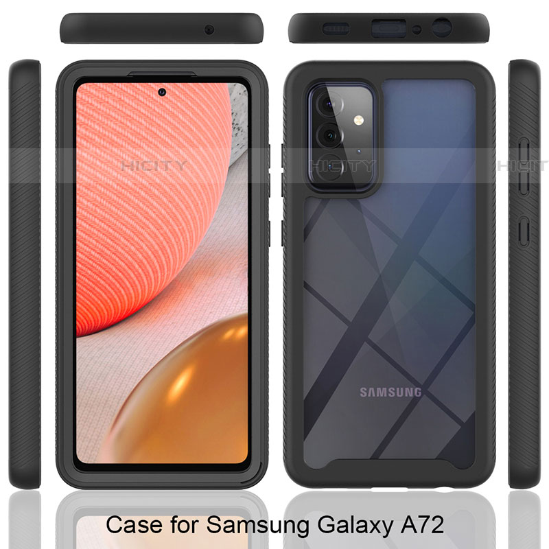 Carcasa Bumper Funda Silicona Transparente 360 Grados JX2 para Samsung Galaxy A72 5G