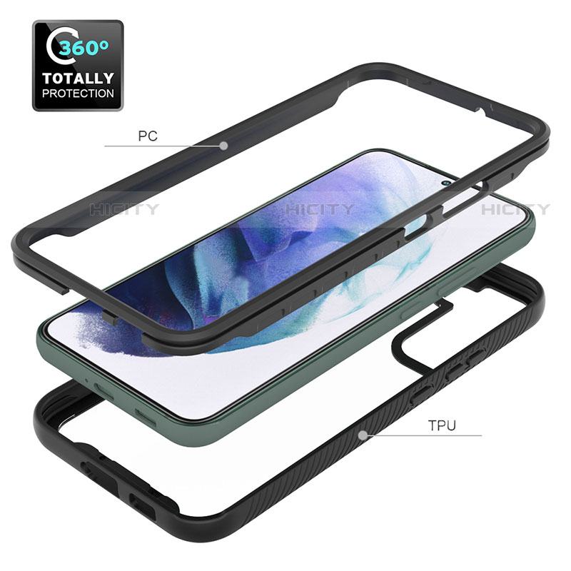 Carcasa Bumper Funda Silicona Transparente 360 Grados M02 para Samsung Galaxy S21 FE 5G