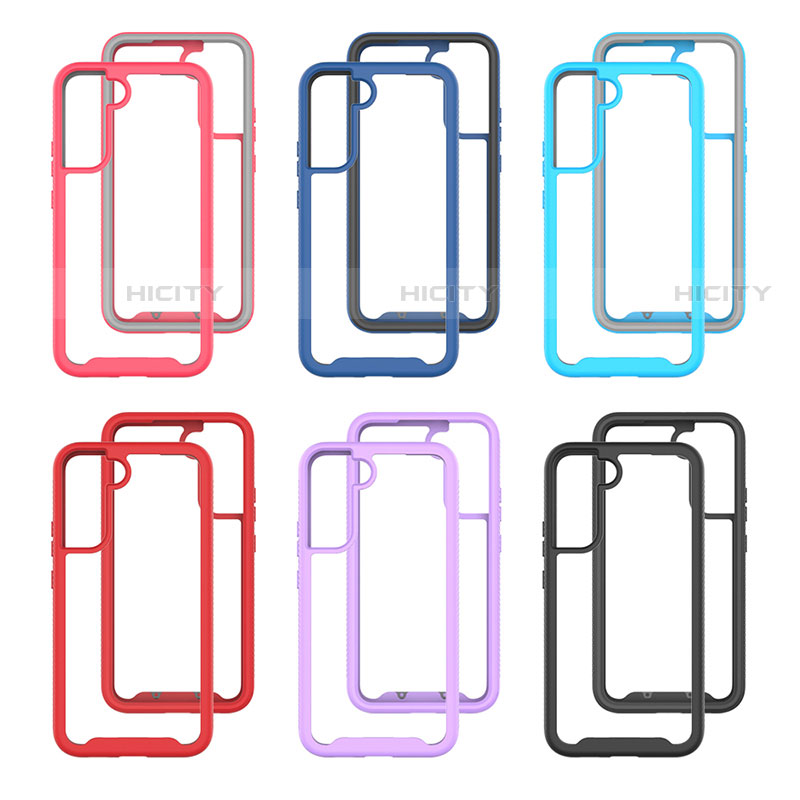 Carcasa Bumper Funda Silicona Transparente 360 Grados M02 para Samsung Galaxy S21 FE 5G