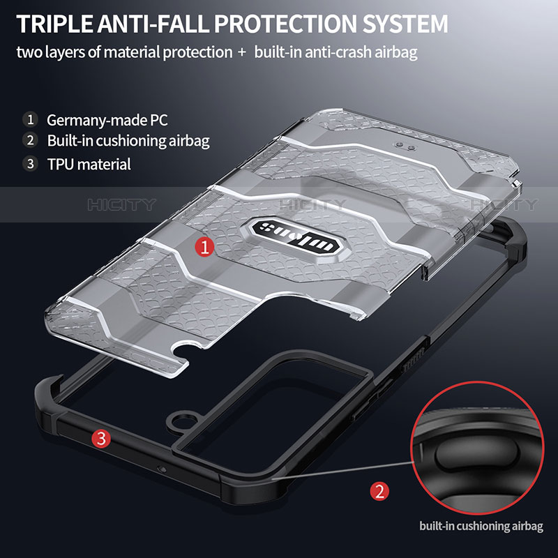 Carcasa Bumper Funda Silicona Transparente 360 Grados M05 para Samsung Galaxy S23 5G