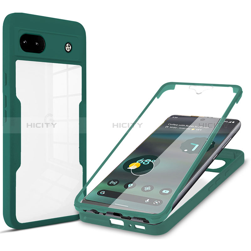 Carcasa Bumper Funda Silicona Transparente 360 Grados MJ1 para Google Pixel 6a 5G