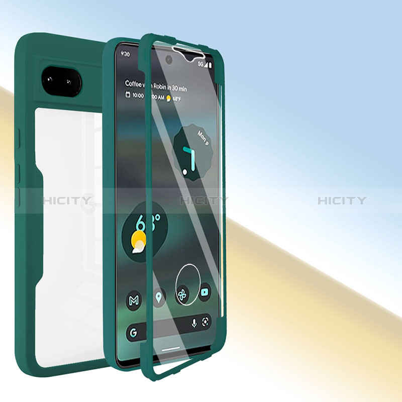 Carcasa Bumper Funda Silicona Transparente 360 Grados MJ1 para Google Pixel 6a 5G