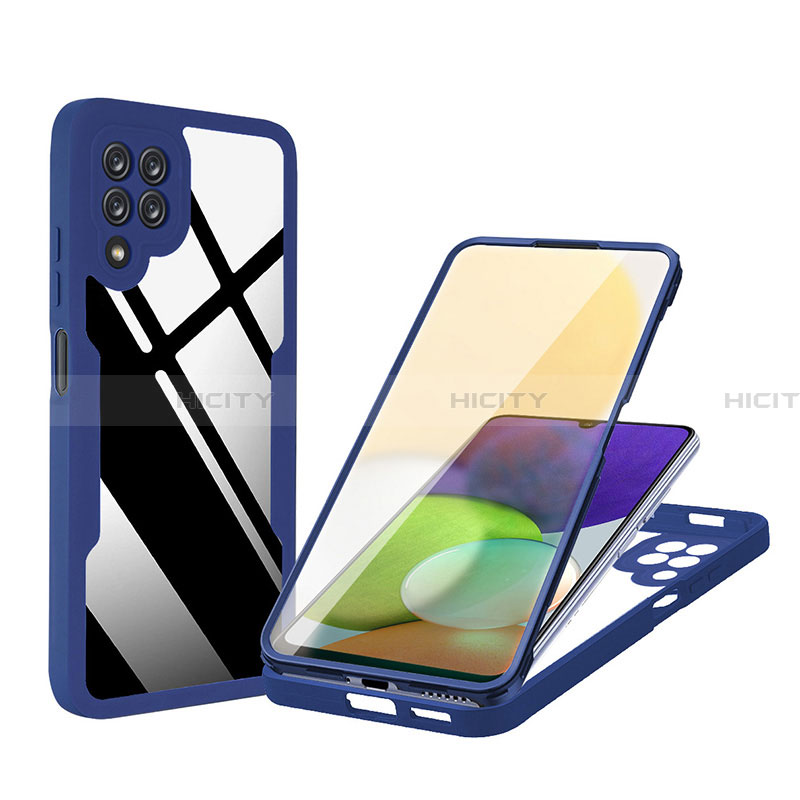 Carcasa Bumper Funda Silicona Transparente 360 Grados MJ1 para Samsung Galaxy A22 4G