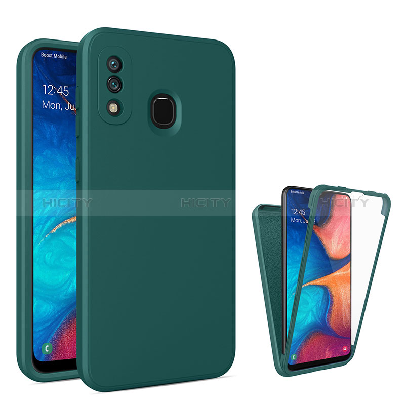 Carcasa Bumper Funda Silicona Transparente 360 Grados MJ1 para Samsung Galaxy A30