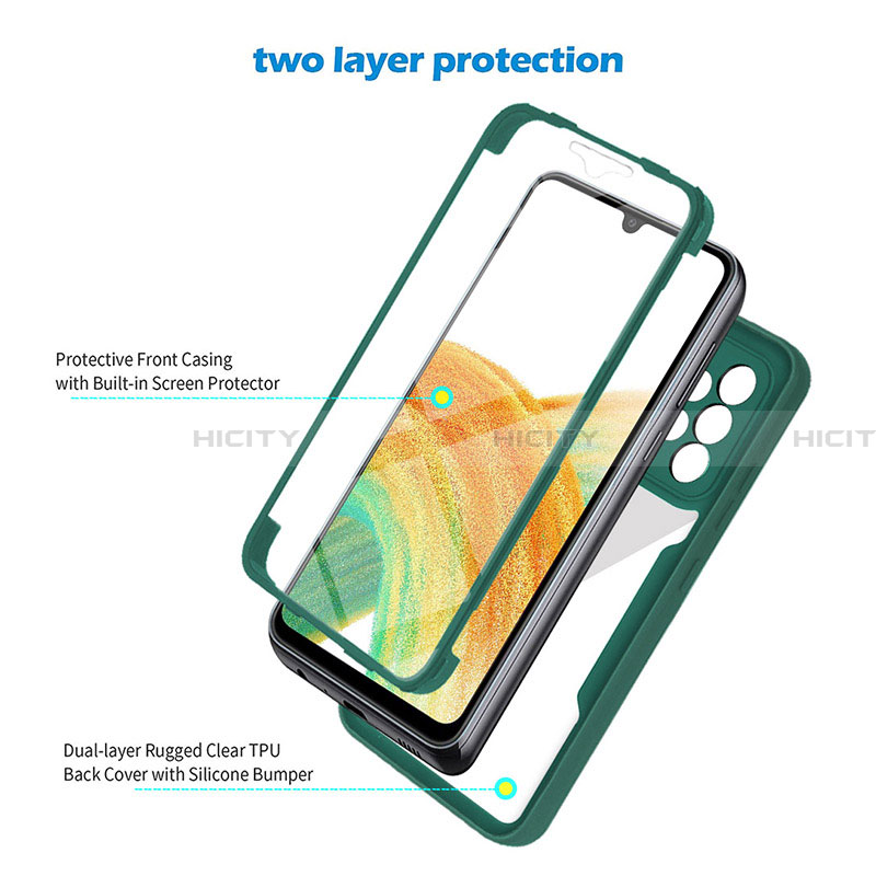 Carcasa Bumper Funda Silicona Transparente 360 Grados MJ1 para Samsung Galaxy A33 5G