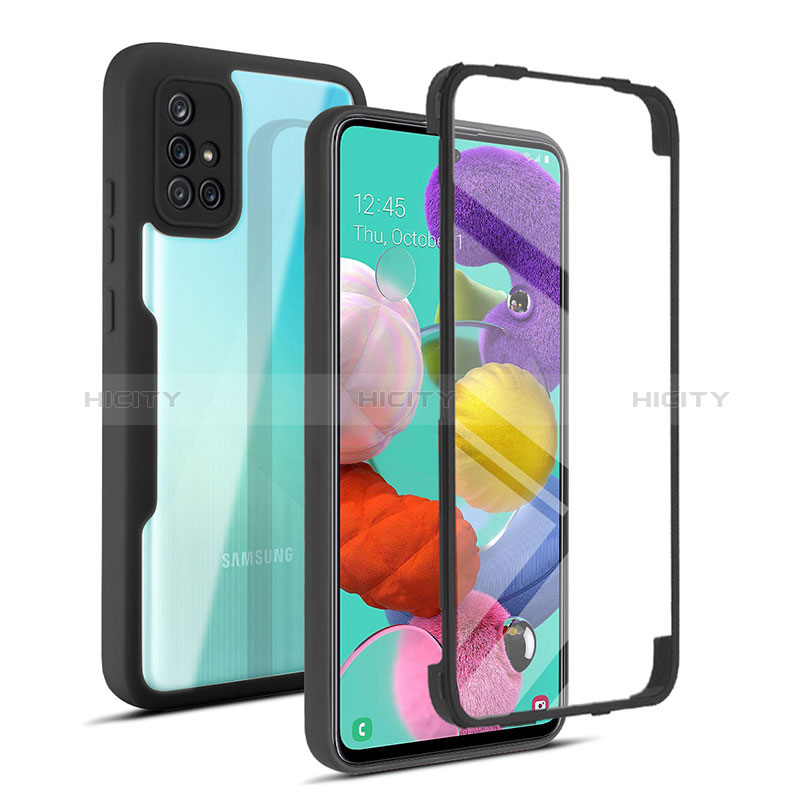 Carcasa Bumper Funda Silicona Transparente 360 Grados MJ1 para Samsung Galaxy A51 4G