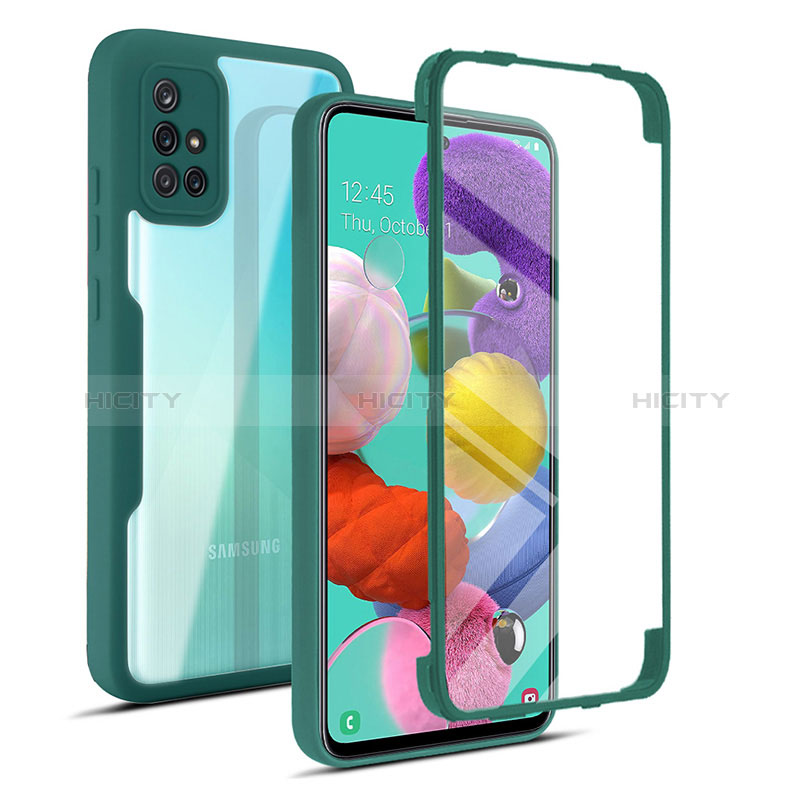 Carcasa Bumper Funda Silicona Transparente 360 Grados MJ1 para Samsung Galaxy A51 5G