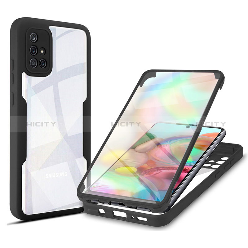 Carcasa Bumper Funda Silicona Transparente 360 Grados MJ1 para Samsung Galaxy A71 5G