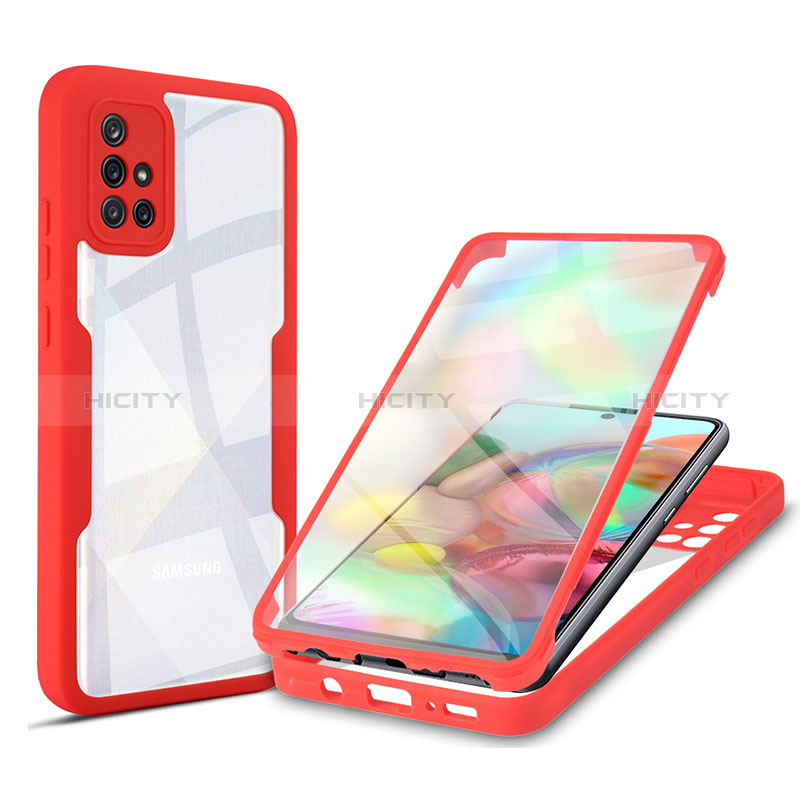 Carcasa Bumper Funda Silicona Transparente 360 Grados MJ1 para Samsung Galaxy A71 5G