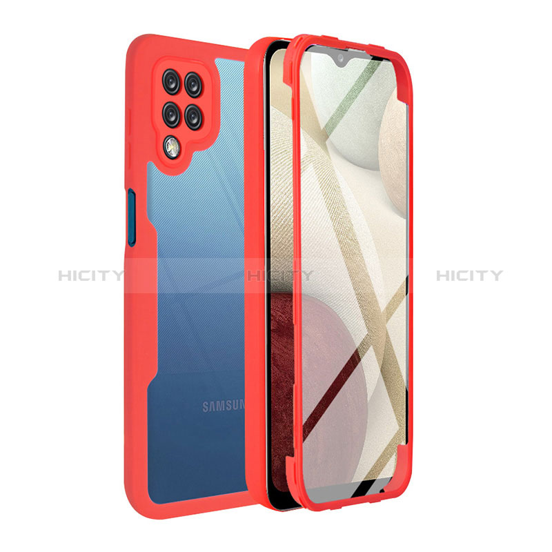 Carcasa Bumper Funda Silicona Transparente 360 Grados MJ1 para Samsung Galaxy M12