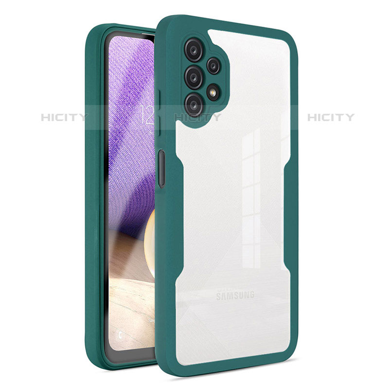 Carcasa Bumper Funda Silicona Transparente 360 Grados MJ1 para Samsung Galaxy M32 5G