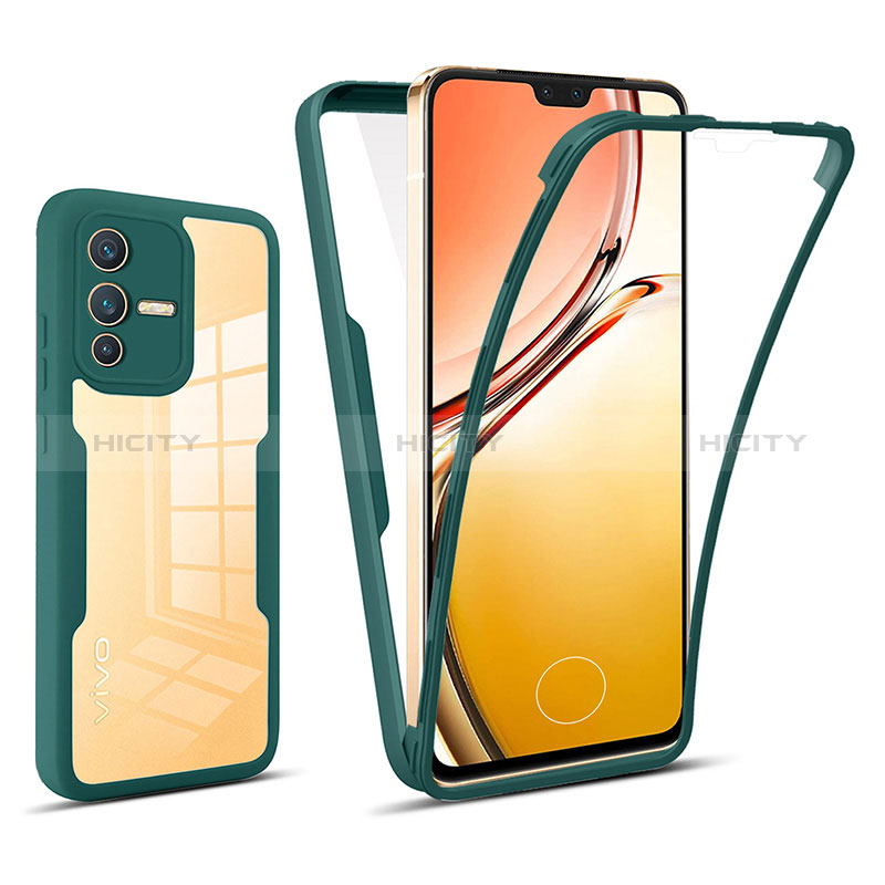 Carcasa Bumper Funda Silicona Transparente 360 Grados MJ1 para Vivo V23 5G