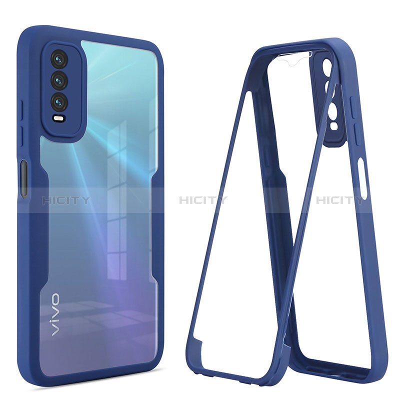 Carcasa Bumper Funda Silicona Transparente 360 Grados MJ1 para Vivo Y12A