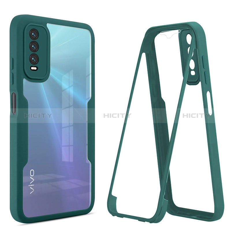 Carcasa Bumper Funda Silicona Transparente 360 Grados MJ1 para Vivo Y12A