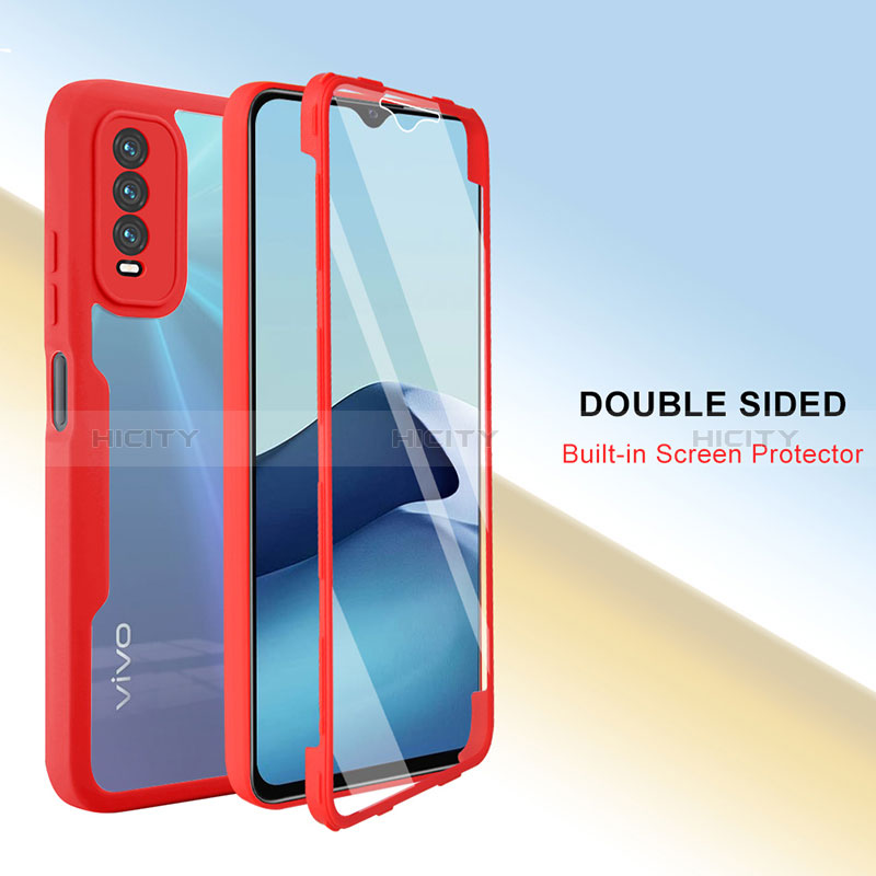 Carcasa Bumper Funda Silicona Transparente 360 Grados MJ1 para Vivo Y12A