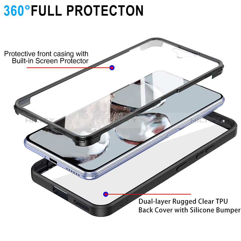 Carcasa Bumper Funda Silicona Transparente 360 Grados MJ1 para Xiaomi Mi 12T Pro 5G