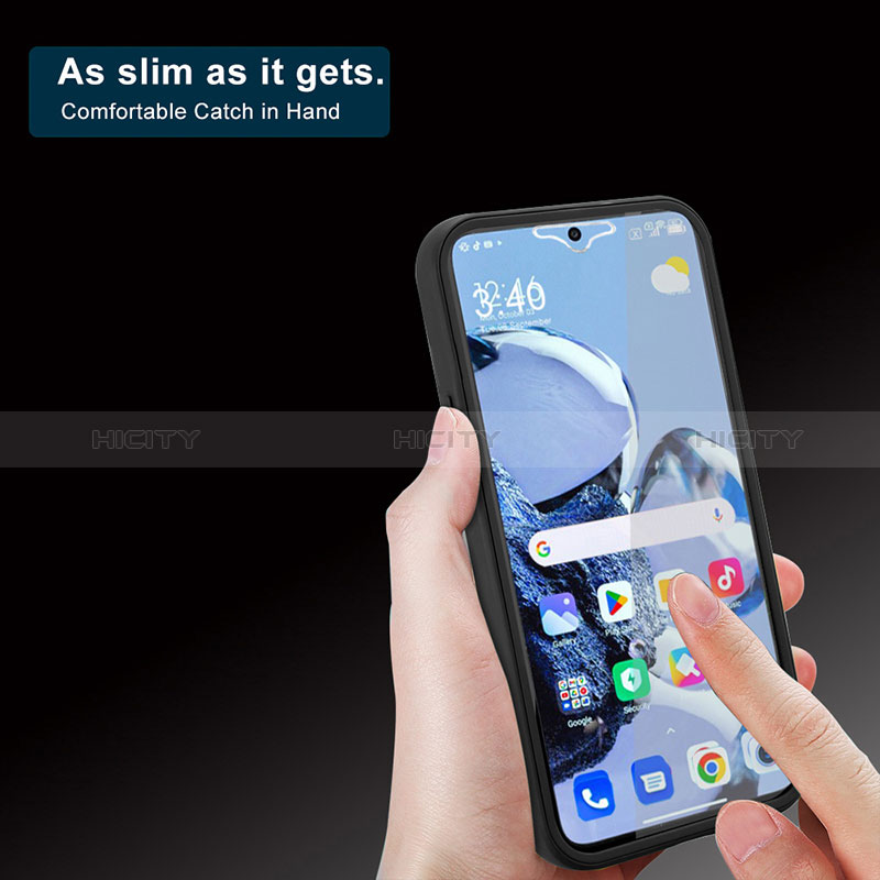 Carcasa Bumper Funda Silicona Transparente 360 Grados MJ1 para Xiaomi Mi 12T Pro 5G