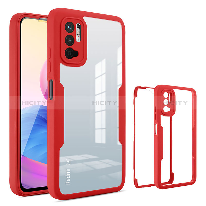 Carcasa Bumper Funda Silicona Transparente 360 Grados MJ1 para Xiaomi POCO M3 Pro 5G