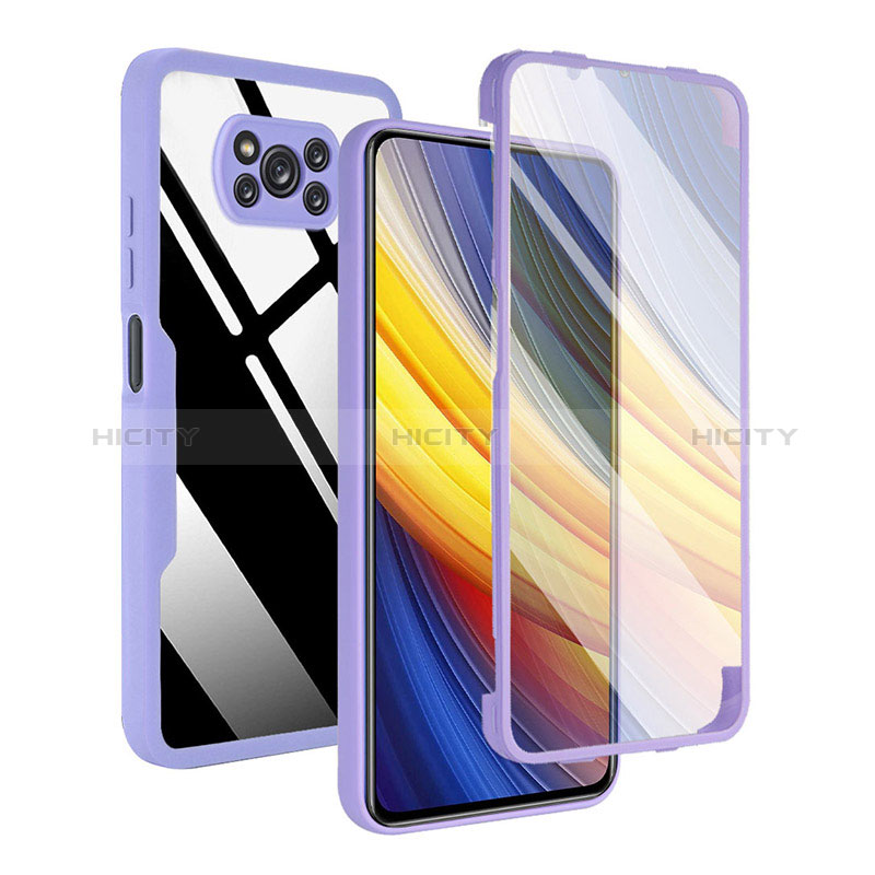 Carcasa Bumper Funda Silicona Transparente 360 Grados MJ1 para Xiaomi Poco X3 NFC